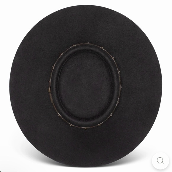 Charlie One Horse Black Hat with Silver Embellishments High Desert - Picture 6 of 11